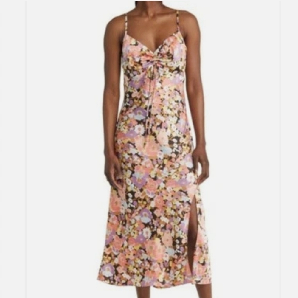 Rails Floral Spaghetti‎ Strap Dress XL New